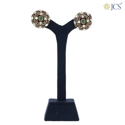 Uncut Diamond Earrings_JCUCUTER1021