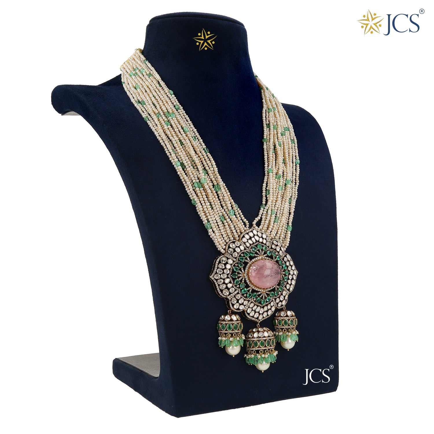 Wedding Uncut Diamond Polki Necklace at Rs 965000/piece in Faridabad | ID:  22583007448