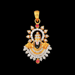 Tirupati lord Balaji Diamond Pendant_JDP3012