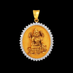 Goddess Lakshmi Diamond Pendant_JDP3018