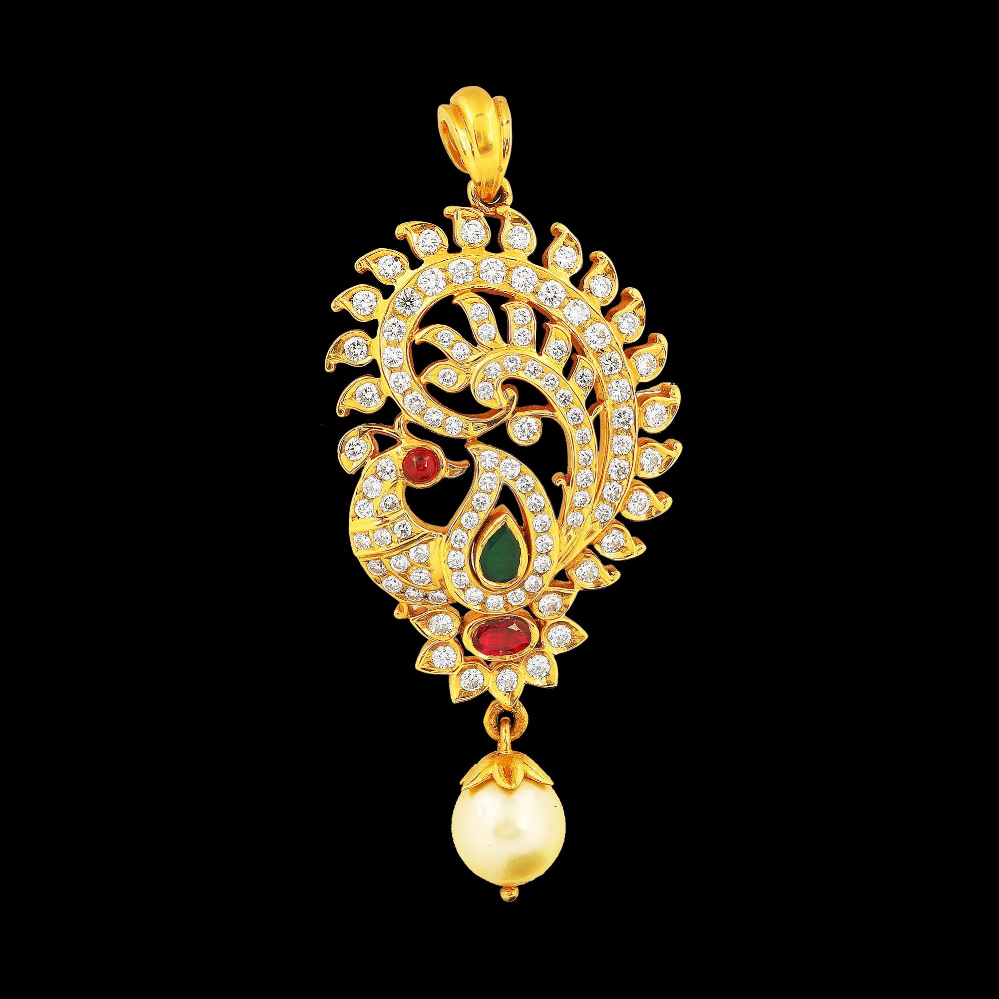 Meena Diamond Pendant_JDP3019