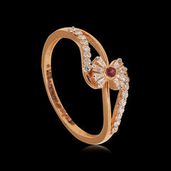 Twistful Flower Ring _JDR1033