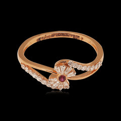 Twistful Flower Ring _JDR1033