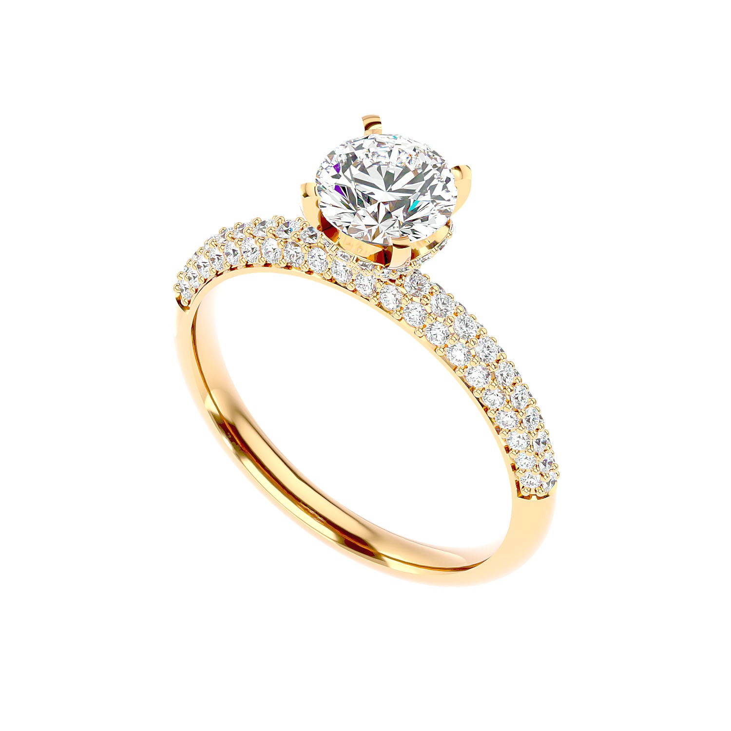 The Simple Solitaire Ring_JDSR1008