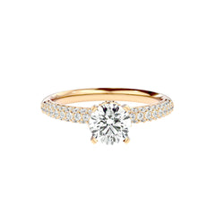 The Simple Solitaire Ring_JDSR1008
