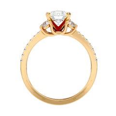 Quatro Diamond Solitaire Ring _JDSR1011