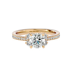 Quatro Diamond Solitaire Ring _JDSR1011