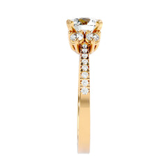 Quatro Diamond Solitaire Ring _JDSR1011