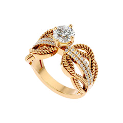Tight Rope Solitaire Ring _JDSR1018