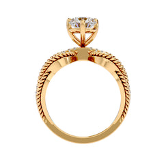 Tight Rope Solitaire Ring _JDSR1018