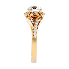 Iced Band Solitaire Ring _JDSR1019