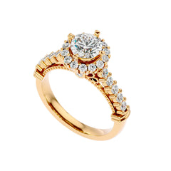 Wide Set Halo Solitaire Ring_JDSR1024