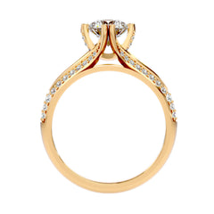 Qutaro Diamond Prong Solitaire Ring _JDSR1027