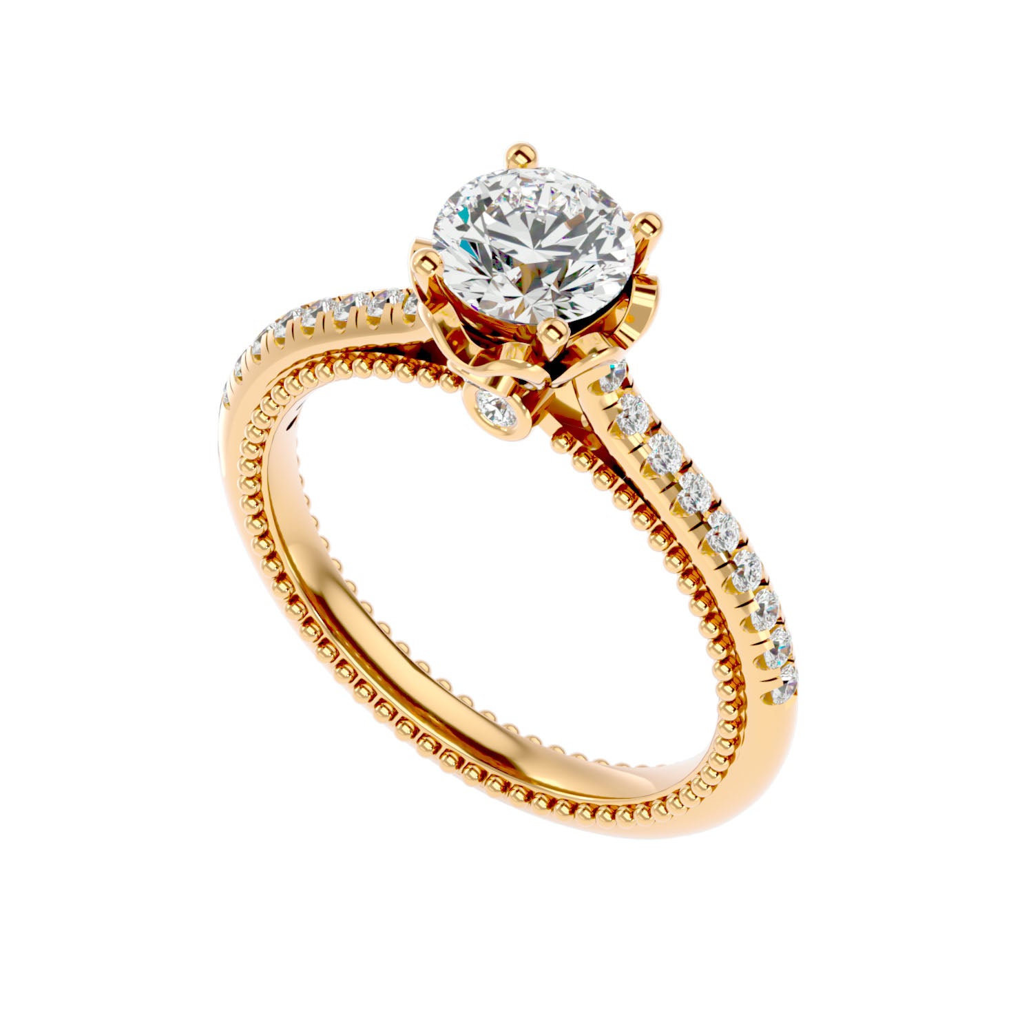 Single Stone Julia Solitaire Ring _JDSR1033