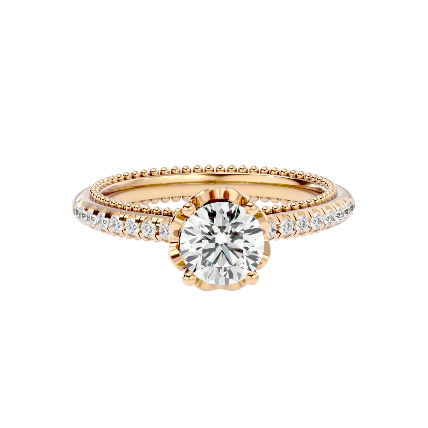 Dennis Diamond Ring Online Jewellery Shopping India | Yellow Gold 14K |  Candere by Kalyan Jewellers