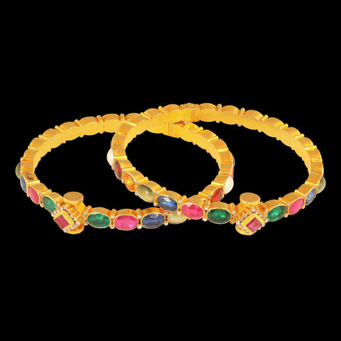 Navaratna Classic Bangle_JGB4021