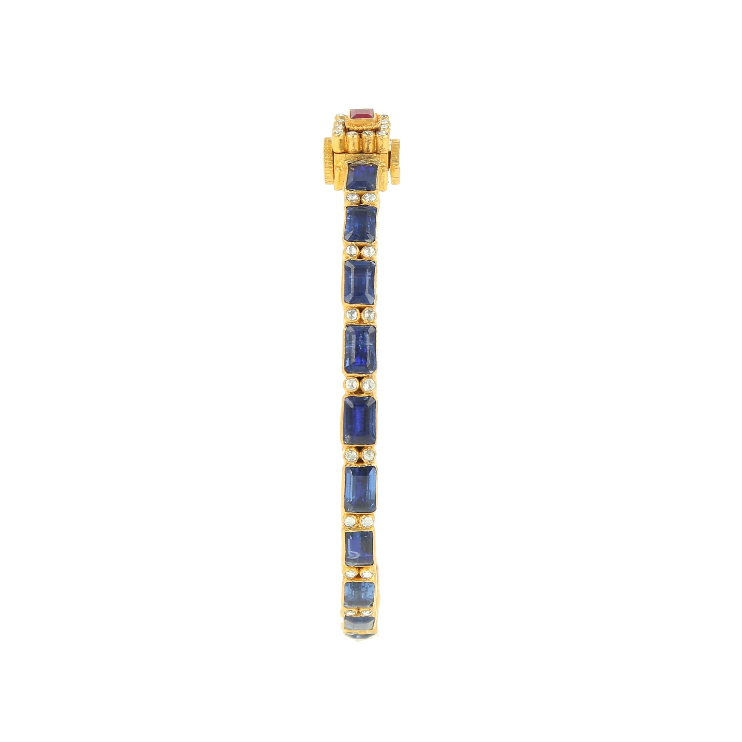 Amethyst Gold Bracelet_JGB4065
