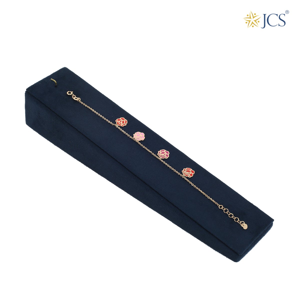 Rosette Gold Bracelet_JGB4078