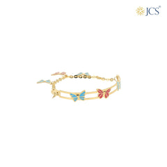 Baby Butterfly Gold Bracelet_JGB4085