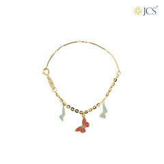 Baby Butterfly Gold Bracelet_JGB4085