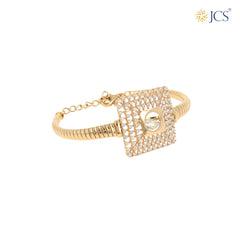Squared Gold Bracelet_JGB4091