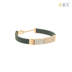 Clasped Gold Bracelet_JGB4094