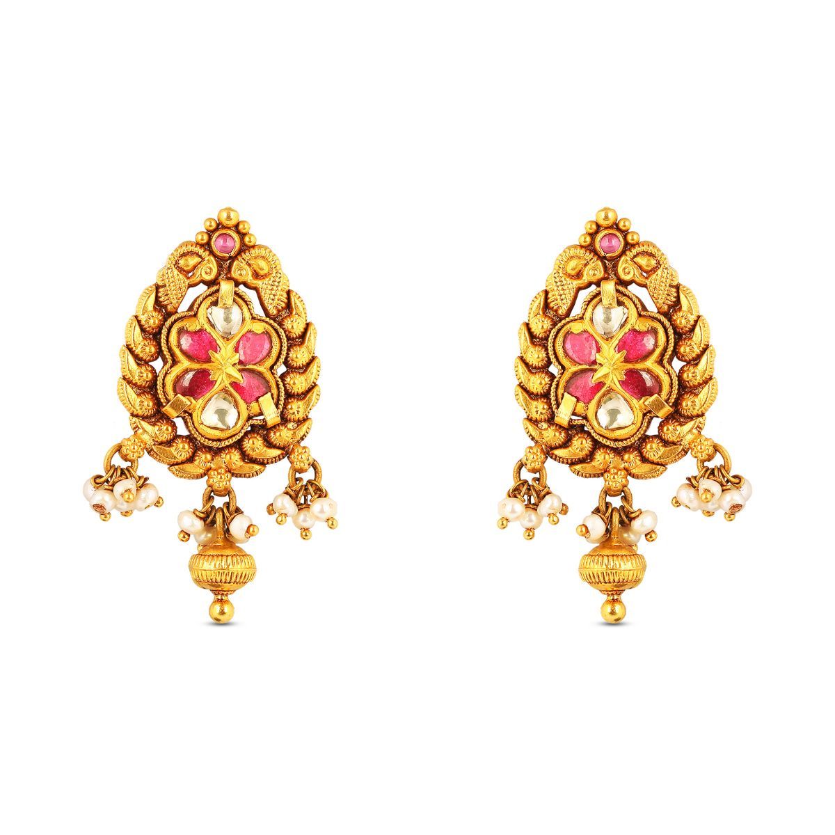 Kaveri Gold Earring _JGE3015