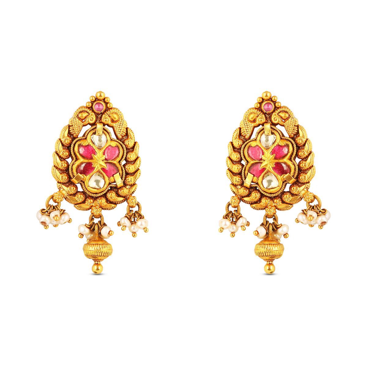 Kaveri Gold Earring _JGE3015