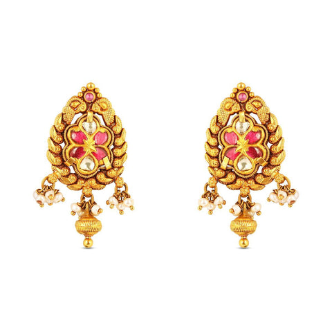Kaveri Gold Earring _JGE3015