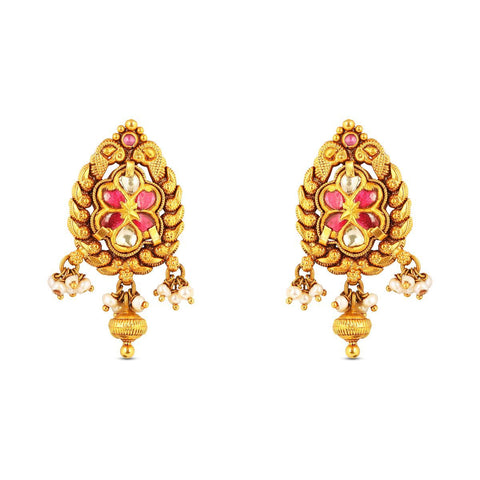 Kaveri Gold Earring _JGE3015