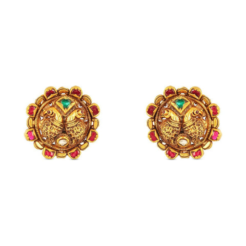 Kamya Gold Earring _JGE3020