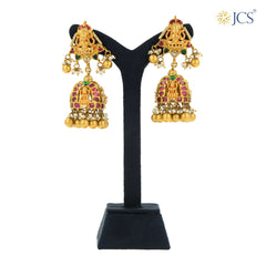 Goddess Lakshmi Gold Jhumka_JGJ3022