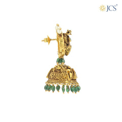 Peacock Gold Jhumka_JGJ3024