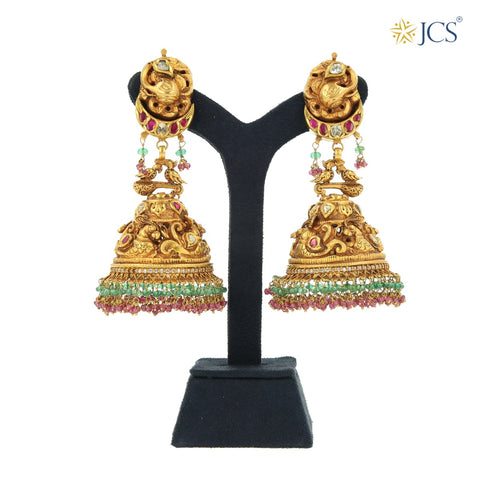 Radhya Gold Jhumka_JGJ3035