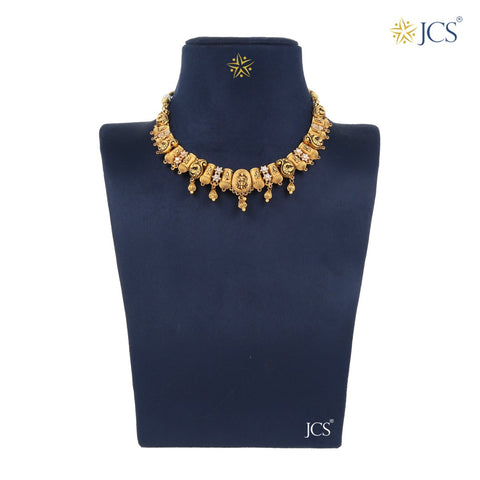 Regal Goddess Lakshmi Necklace_JGN5035