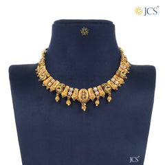 Regal Goddess Lakshmi Necklace_JGN5035