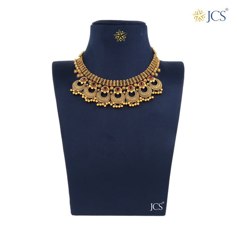 Raoofa Gold Necklace_JGN5036