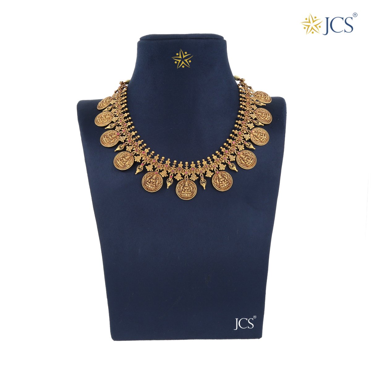 Goddess Lakshmi Gold Necklace_JGN5037