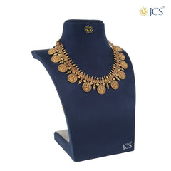 Goddess Lakshmi Gold Necklace_JGN5037