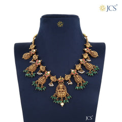 Elegant Goddess Lakshmi Necklace_JGN5038