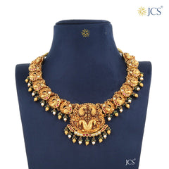 Peacock Gold Necklace_JGN5043