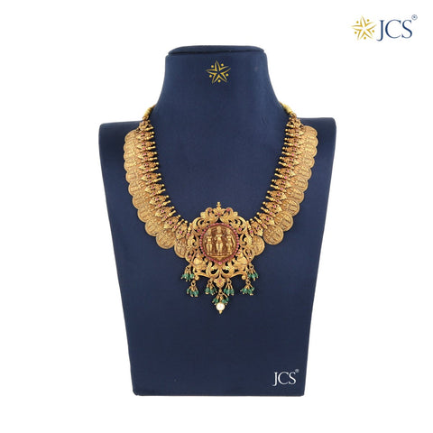 Royal Temple Gold Necklace_JGN5044