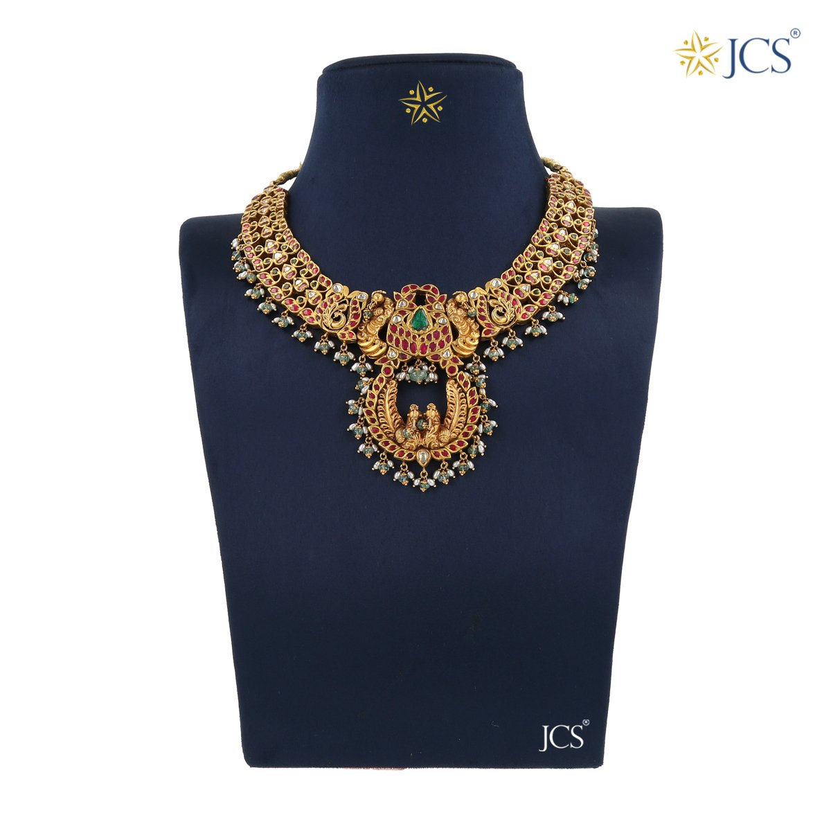 Nethra Gold Necklace_JGN5047