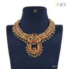 Nethra Gold Necklace_JGN5047