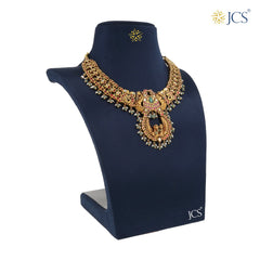 Nethra Gold Necklace_JGN5047