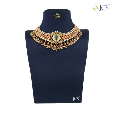 Maharani Gold Necklace_JGN5049