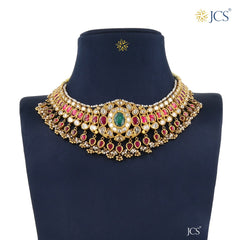 Maharani Gold Necklace_JGN5049