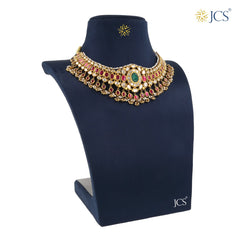 Maharani Gold Necklace_JGN5049