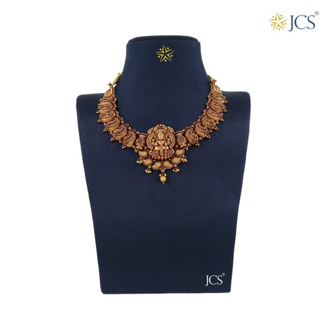 Goddess Gajalakshmi Necklace_JGN5051