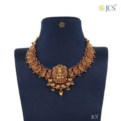 Goddess Gajalakshmi Necklace_JGN5051